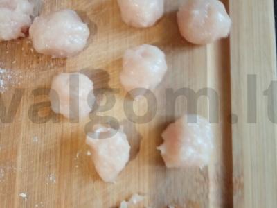 Spagečiai su vištienos rutuliukais Žingsnis 2