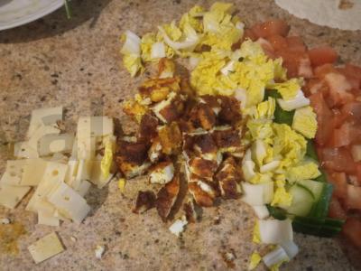 Vegetariška tortilija su Adygėjos sūriu Žingsnis 2