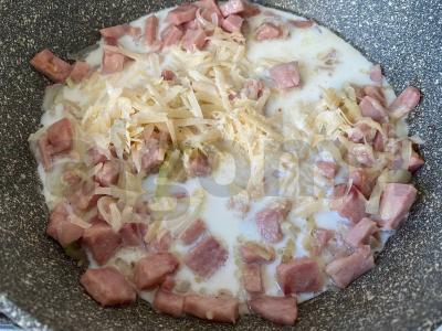 Naminė karbonara su plunksnų makaronais Žingsnis 2