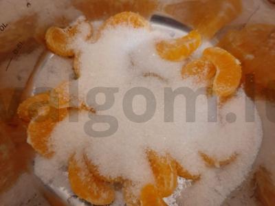 Kompotas "Mandarinų skiltelės" Žingsnis 2
