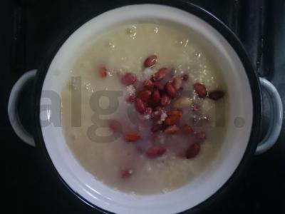 Ryžių ir kviečių košė su riešutais Žingsnis 3