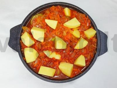 Klasikinės įdarytos paprikos su malta mėsa Žingsnis 5