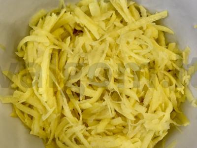 Reshti su grietine ir lašiša Žingsnis 1