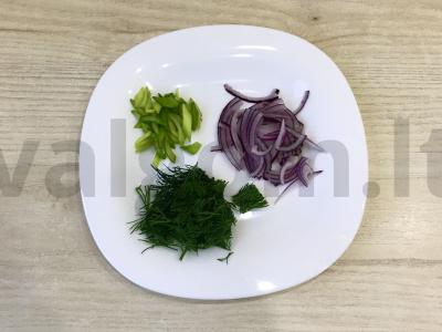 Reshti su grietine ir lašiša Žingsnis 2