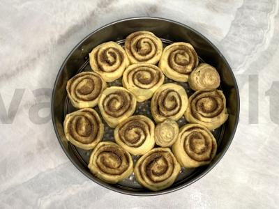 Cinamono ir cukraus bandelės Žingsnis 8