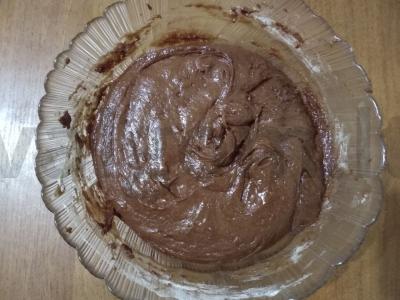 Šokoladinė keksiukų tešla keksiukams Žingsnis 4