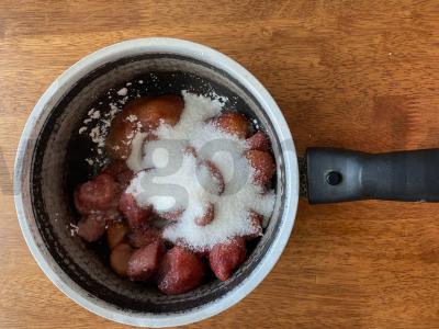 Skanus braškių džemas Žingsnis 3