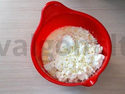 Troškinys su varške ir manų kruopomis "Kaip vaikų darželyje" Žingsnis 3