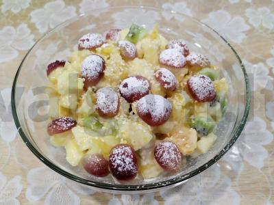 Skanios ir sveikos vaisių salotos Žingsnis 6