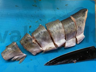 Rausvoji lašiša su citrina ir grietine Žingsnis 1