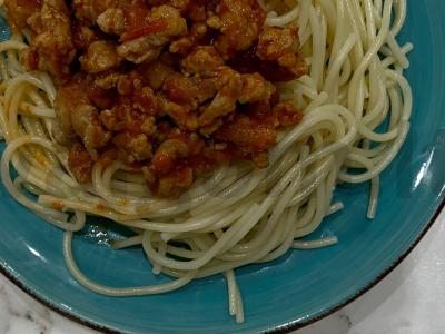 Spagečiai a la bolognese. pagrindine nuotrauka