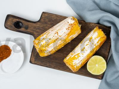 Kepti kukurūzai su kalkėmis ir kalendromis Žingsnis 2