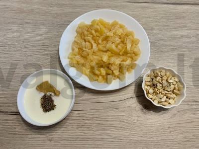 Lengvos pina colada salotos. Žingsnis 2