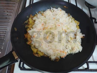 Solyanka "Kislyanka su bulvėmis". Žingsnis 5