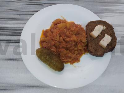 Solyanka "Kislyanka su bulvėmis". Žingsnis 8