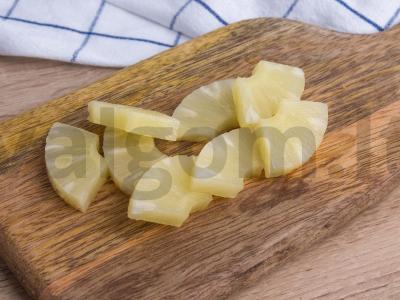 Ananasų ir mandarinų jogurtas Žingsnis 1