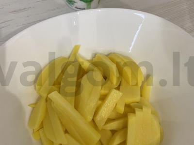 Traškučiai su kečupu Žingsnis 2