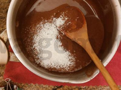 Šokolado pasta be priedų Žingsnis 3
