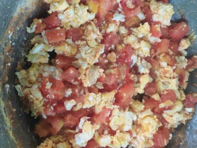 Kiniškas omletas Žingsnis 4