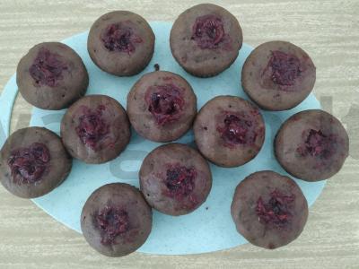 Kepiniai su vyšnių konfitais Žingsnis 5