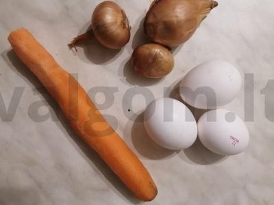 Morkų suktinukai Žingsnis 1