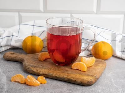 Šaldytas vyšnių ir mandarinų kompotas Žingsnis 4