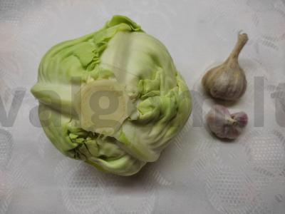 Aromatingi folijoje įdaryti kopūstai Žingsnis 1