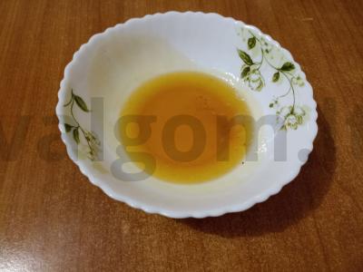 Moliūgų lazdelės meduje. Žingsnis 2