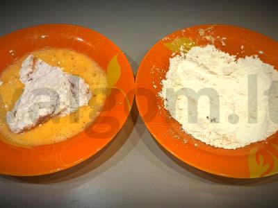 Kalakutienos filė tešloje Žingsnis 4