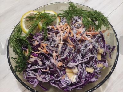 Vitaminų salotos su korėjietiškais prieskoniais Žingsnis 2