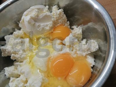 Vafliai su varške ir varškės sūriu Žingsnis 2