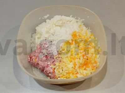 Tinginių įdaryti kopūstų suktinukai orkaitėje Žingsnis 3