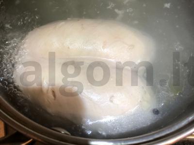 Skanus švelnus rassolnik su vištiena Žingsnis 1