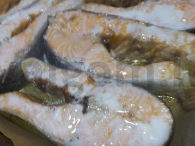 Keptas upėtakis su bulvių koše Žingsnis 3