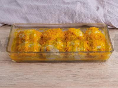 Vištienos kukuliai mandarinų marinate Žingsnis 6