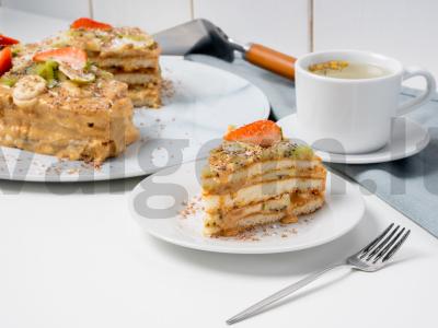 Širdies Valentino pyragas. pagrindine nuotrauka