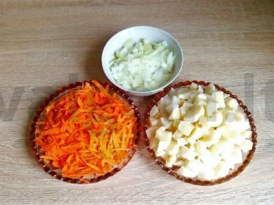 Širdinga vermišėlių sriuba be mėsos Žingsnis 1