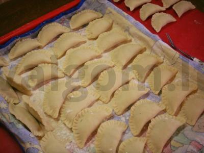 Ryžių miltų koldūnai su kopūstais ir malta mėsa Žingsnis 3