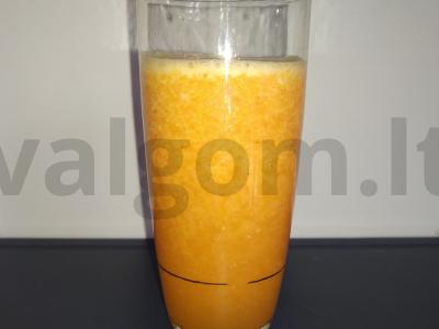 Citrusinių vaisių kokteilis su braškėmis Žingsnis 7