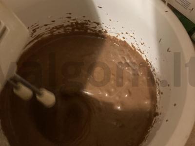 Šokoladiniai keksiukai su kokosų kremu Žingsnis 5