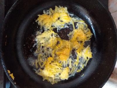 Omletas su cukinija ir sūriu Žingsnis 2
