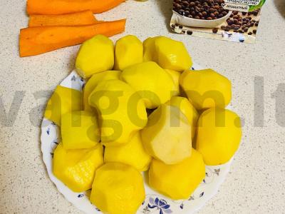 Pasninko barščiai Žingsnis 1