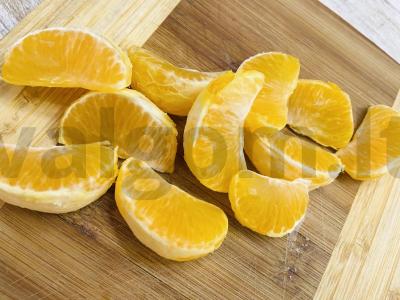 Mandarinų pienas Žingsnis 1