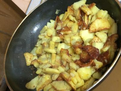 Bulvės ir grybai "Trys paslaptys" Žingsnis 5