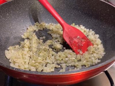 Risotto su pievagrybiais ir parmezanu Žingsnis 1