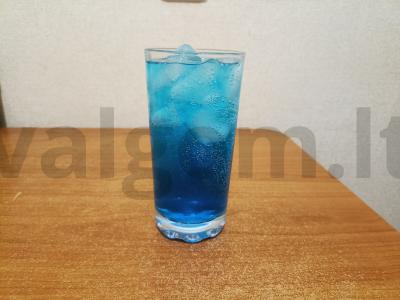 Mėlynosios lagūnos kokteilis. Žingsnis 3