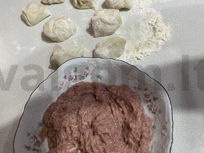 Naminiai labai skanūs chebureks Žingsnis 8