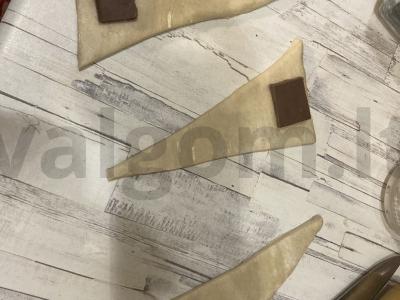 Pieniško šokolado bandelės Žingsnis 2