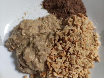 Košės sausainiai su kakava ir sūdytais acharais Žingsnis 2