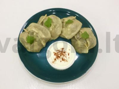 Klasikinis mantas su mėsa ir moliūgais pagrindine nuotrauka